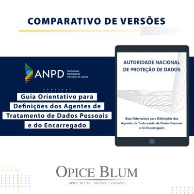 Guia dos Agentes de Tratamento da ANPD: Comparativo de versões